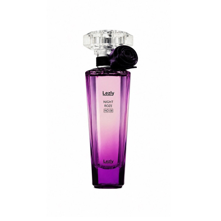 عطر جیبی زنانه لزلی مدل Night Roze با رایحه گلی و میوهای حجم 25 میلیلیتر