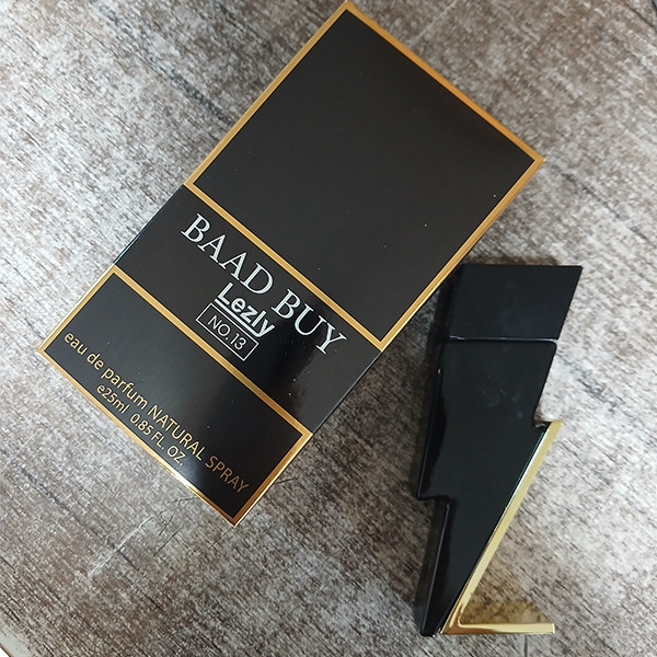 عطر جیبی مردانه لزلی مدل Baad Buy با رایحه گرم حجم 35 میلیلیتر